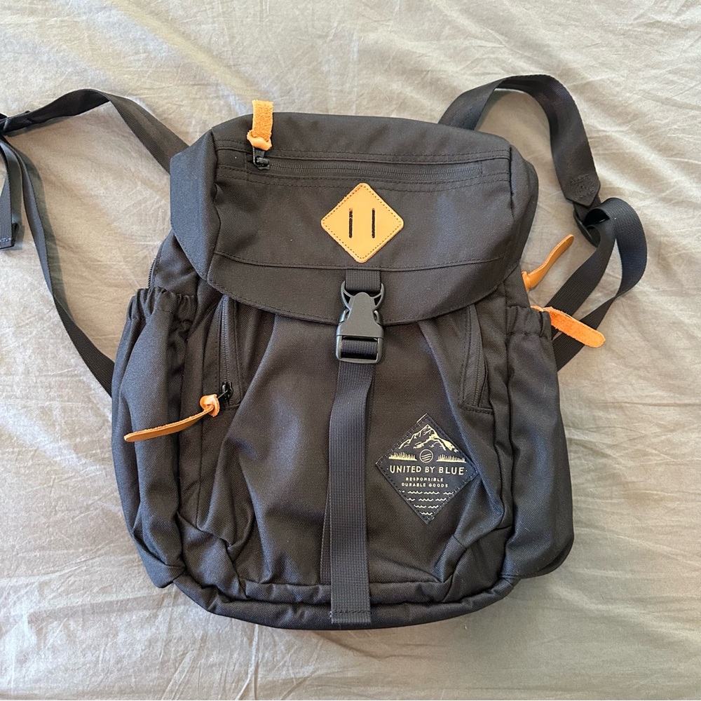 United By Blue Sidekick 9L Backpack with leather accents